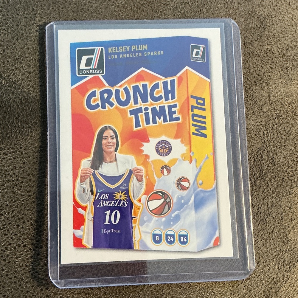 Kelsey Plum WNBA LA SPARKS Crunch Time Collectible Basketball Card